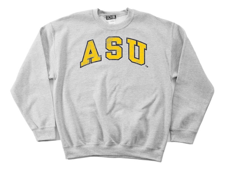 SDI mens 50/50 Blended 8 Oz. Crewneck sports fan sweatshirts, Sport Grey, Large US